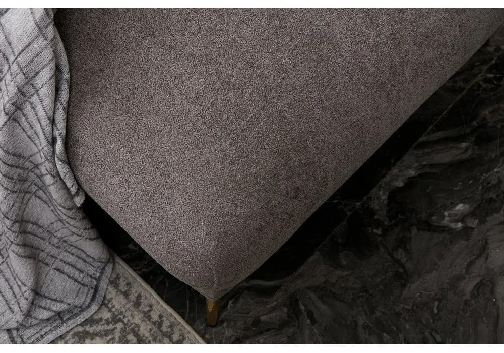 Divano angolare grigio (con penisola a sinistra/con chaise lounge) Simena – Balcab Home