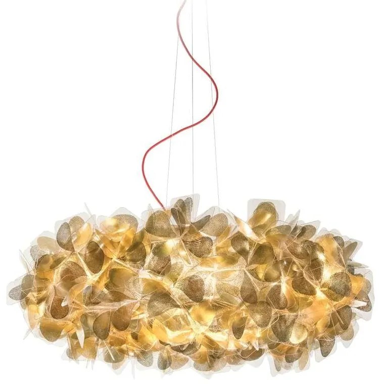 SLAMP - Clizia Lampada a Sospensione Mama Non Mama Large Gold/Red Slamp