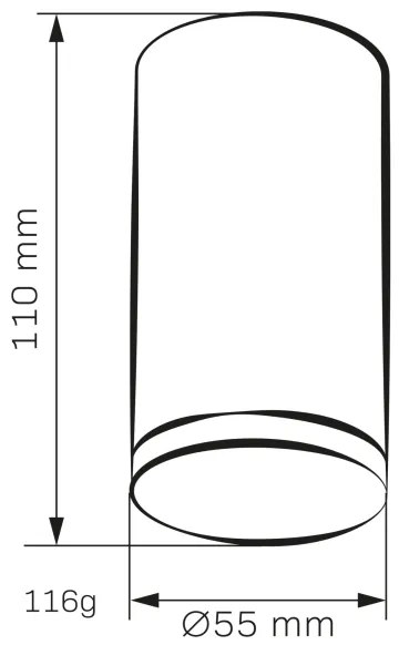 Luce Spot da bagno TURYN 1xGU10/10W/230V IP44 bianco
