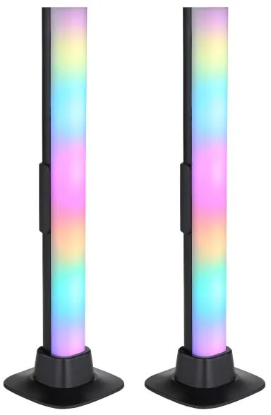 Globo 25895SH - SET 2x LED RGB Lampada da tavolo dimmerabile LED/2W/5V Wi-Fi Tuya