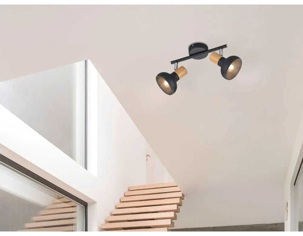 Faretto nero opaco ø 10 cm Latika – Reality