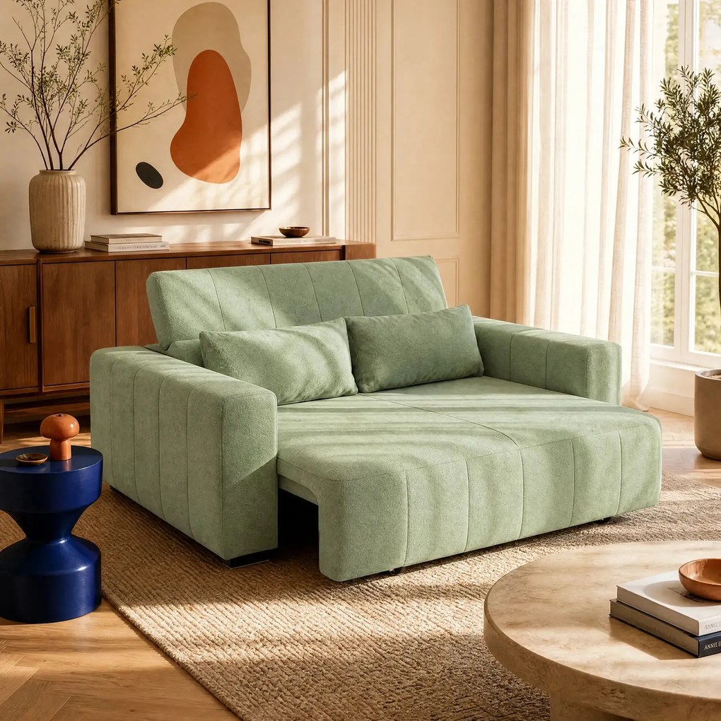 Doric divano 3 posti con sedute allungabili tramite relax elettrico - poggiatesta reclinabile in tessuto smacchiabile T23