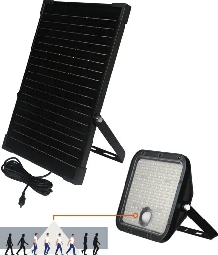 Faro solare LED esterno 30W 6,4V IP65 sensore 3000/4000K