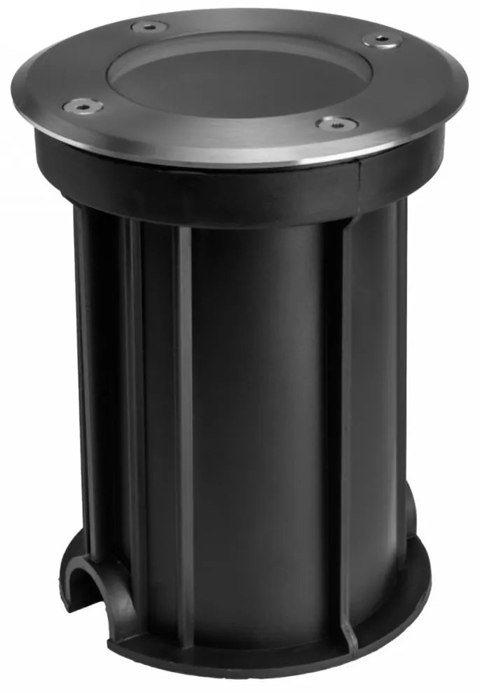 Lampada segnapasso da esterno LUKKA CONNECT 1xGU10/4W/230V IP67 cromo opaco arrotondato