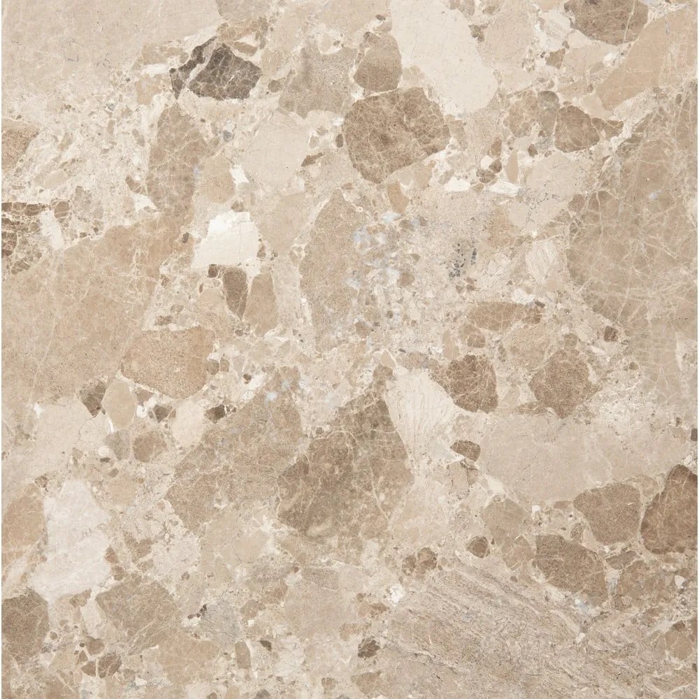 Tavolino rotondo in marmo marrone chiaro ø 80 cm Naxos - Actona