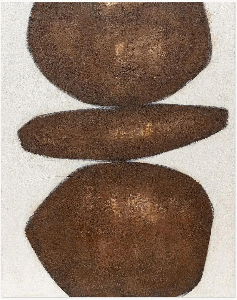 Quadro su tela dipinto a mano Stone Balance