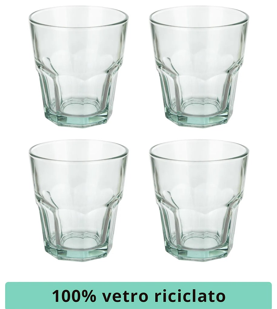 Set 4 bicchieri acqua Aware Casablanca Pasabahce