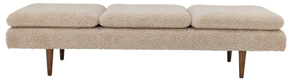 Chaise-longue beige in bouclé Pione - Bloomingville