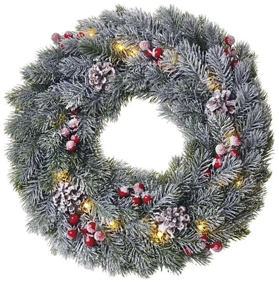 Decorazione natalizia LED 20xLED/2xAA d. 38 cm