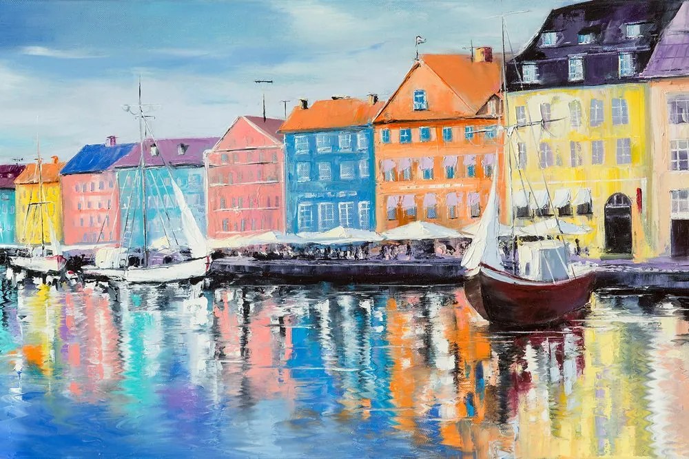 Carta da parati – Pittura a olio di Venezia