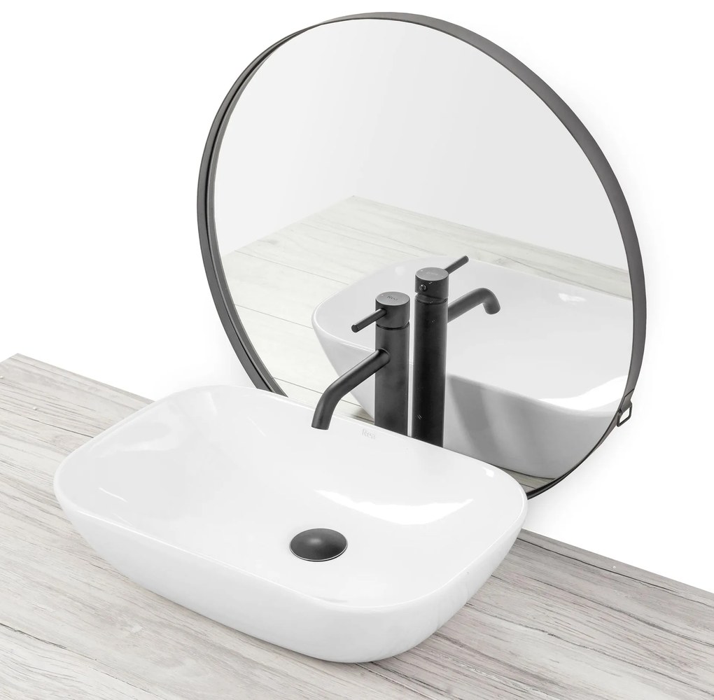 Lavabo da appoggio Rea Claudia 9447 White
