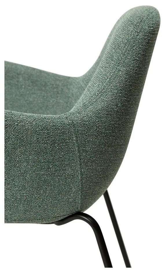 Poltrona verde chiaro in tessuto bouclé Zimmer - DAN-FORM Denmark