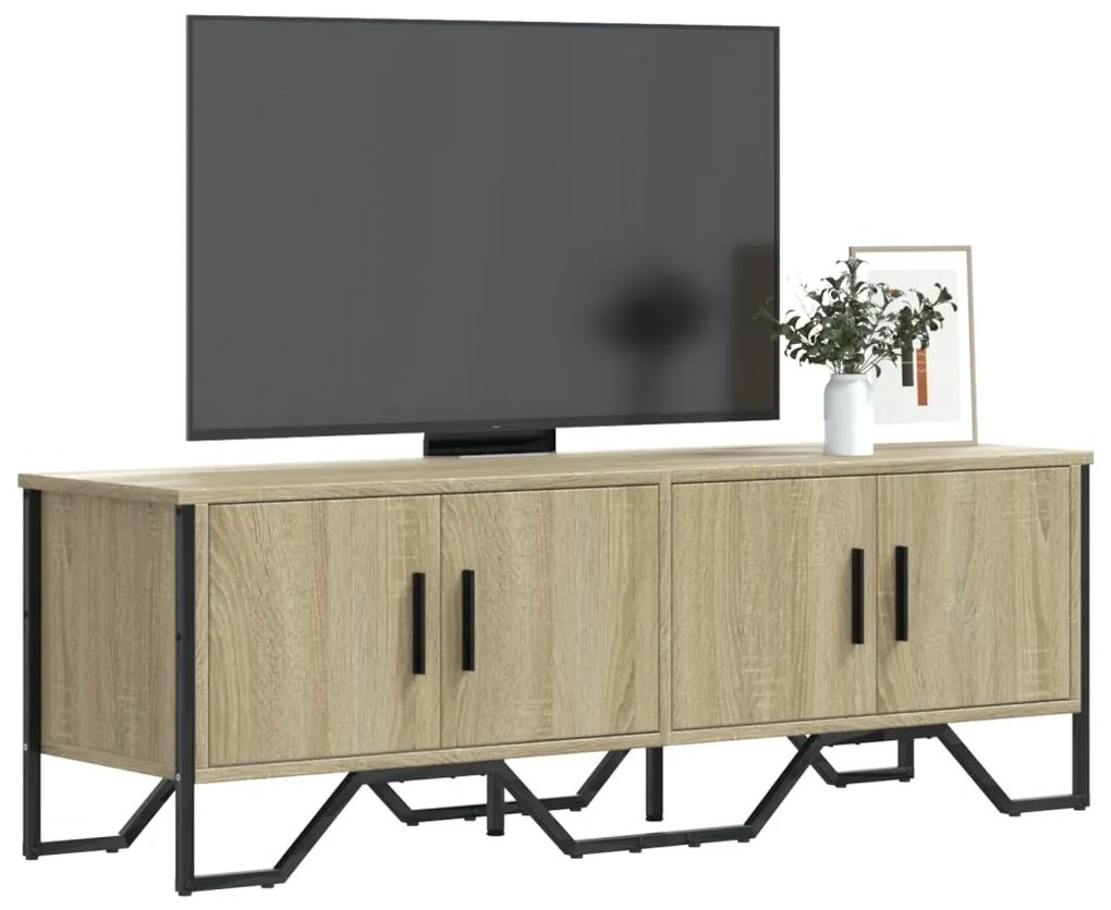 Mobile Tv Rovere Sonoma 122x34x41 Cm İn Legno Multistrato /
