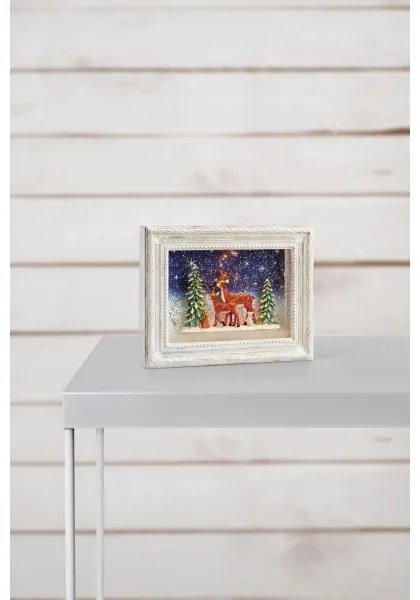 Markslöjd 705554 - Decorazione natalizia LED REINHARD LED/0,06W/4xAA/bianco caldo bianco