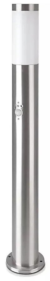 Lampada da esterno con sensore 1xE27/60W/230V IP44 80cm cromo opaco