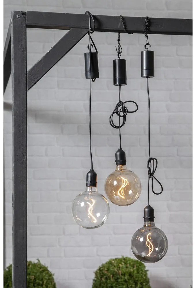 Apparecchio LED marrone per esterni, lunghezza 1 m Bowl - Star Trading