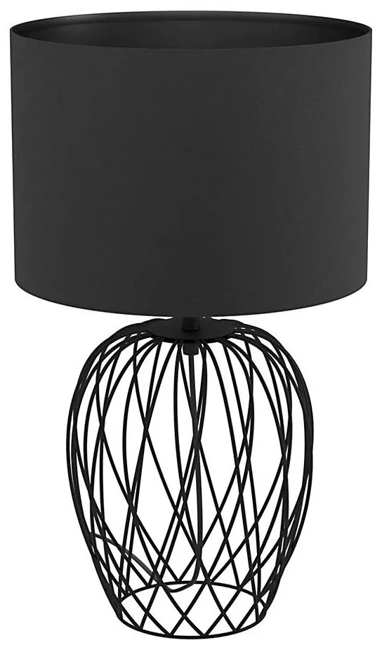 Eglo 43653 - Lampada da tavolo NIMLET 1xE27/40W/230V nero