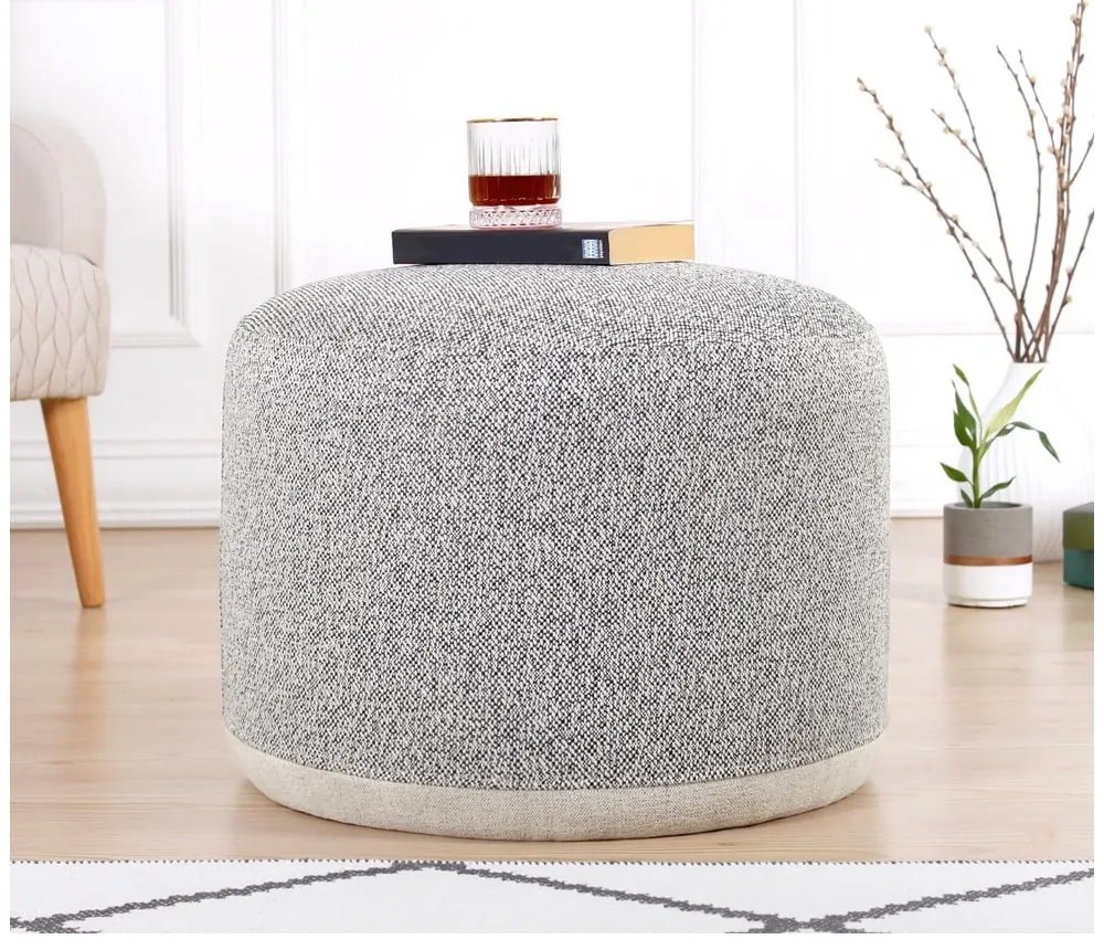 Sgabello grigio chiaro Cedre - Artie