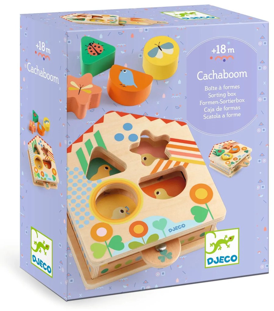 Cachaboom - scatola a forme in legno
