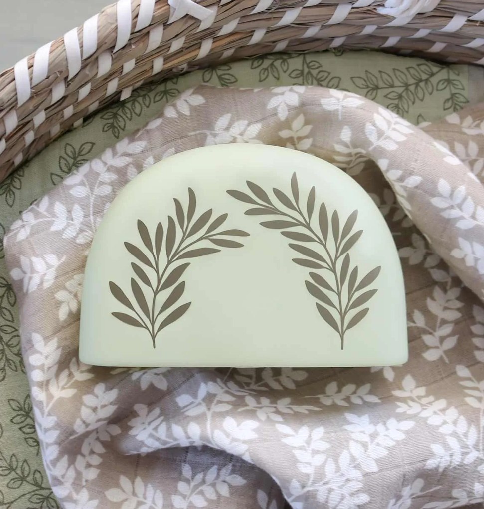 A Little Lovely Company - piccola luce notturna - mezzaluna con foglie