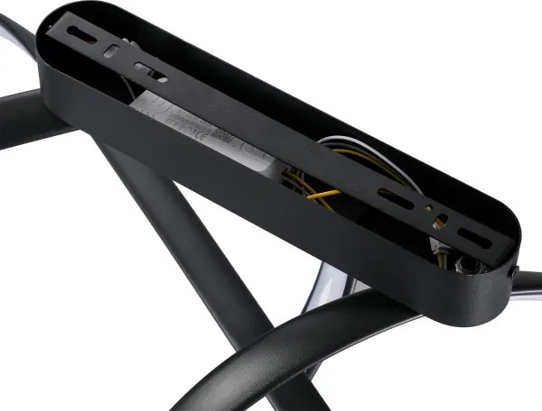 Brilagi-LED Plafoniera dimmerabile TWISTER LED/60W/230V 3000-6000K nero + telecomando