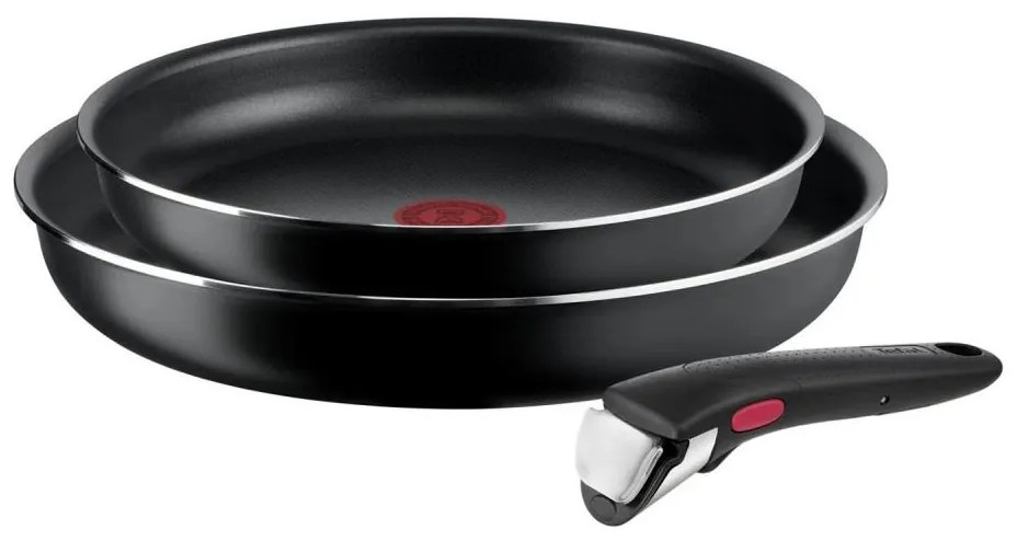 Tefal - Set di teglie 3 pz INGENIO EASY COOK &amp; CLEAN BLACK