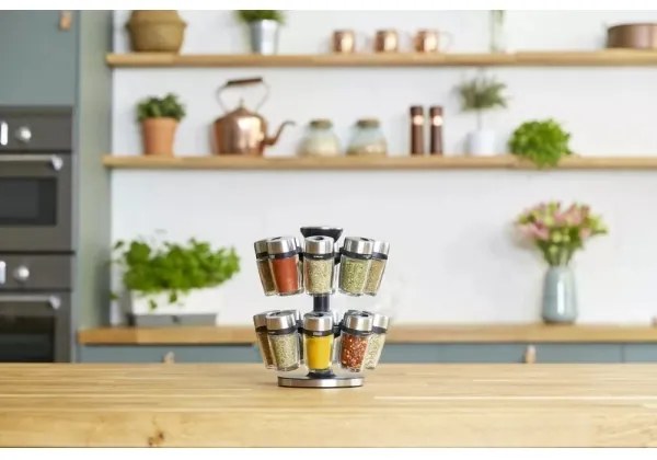 Cole&Mason - Porta spezie MASTER girevole 17 pezzi