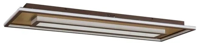 Lindby - Pekela Square LED Plafoniera 110x40 Rust/Matt Gold Lindby