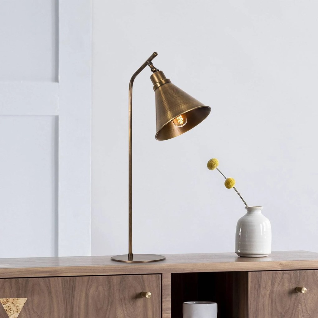 Lampada da tavolo Sivani MR-610 Opviq, Bronzo / Ottone antico, Soggiorno / Sala da pranzo, Metallo, Lampada da tavolo