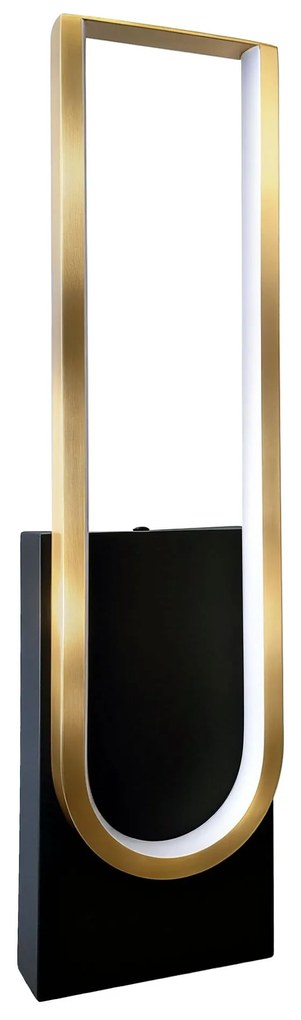 Lampada da parete LED APP1782-W Brush Gold/Black