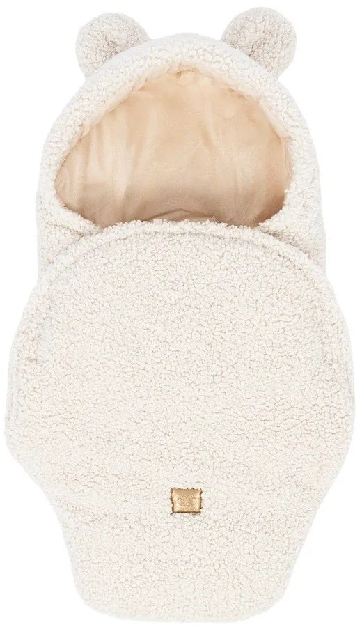 Copertina per neonati color crema in sherpa 45x80 cm – Meowbaby