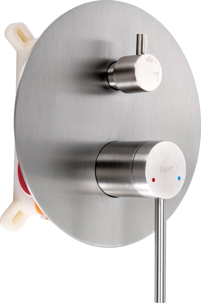 Set doccia da incasso Rea Foss Clif Nickel Brush + BOX