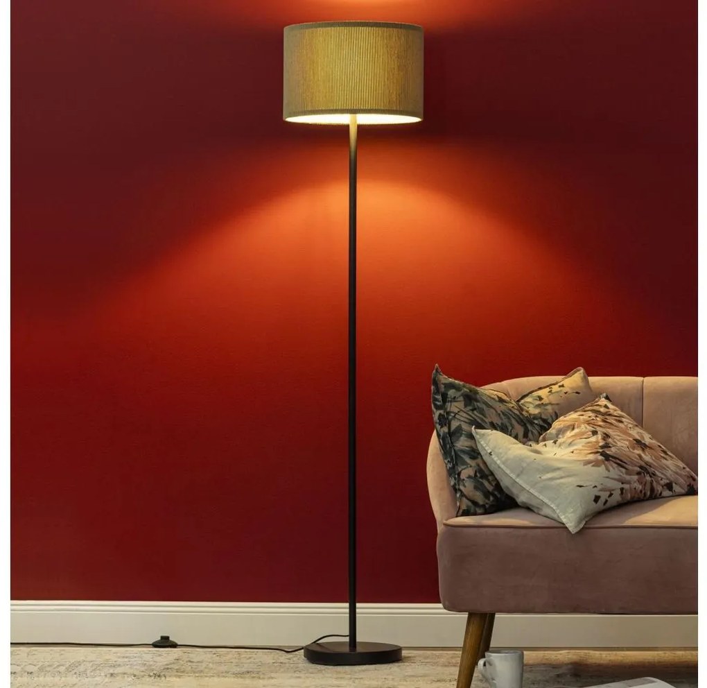 Brilliant - Lampada con piedistallo TONY 1xE27/20W/230V marrone