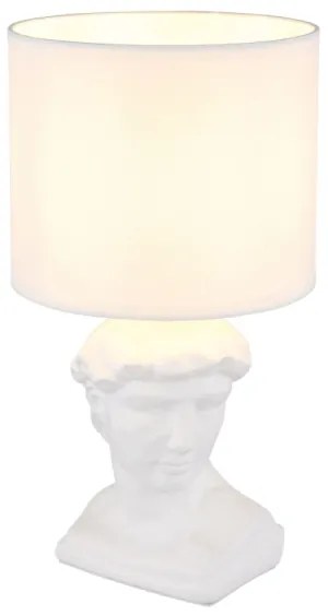 Globo 21732W - Lampada da tavolo HERMES 1xE14/40W/230V bianco