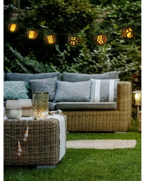 Catena LED solare 3,8m 8xLED/1,2V