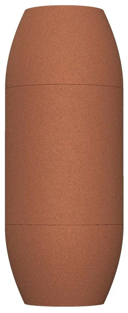 Applique Ovale Bidirezionale IP65 GU10 per esterni Grande - Corten