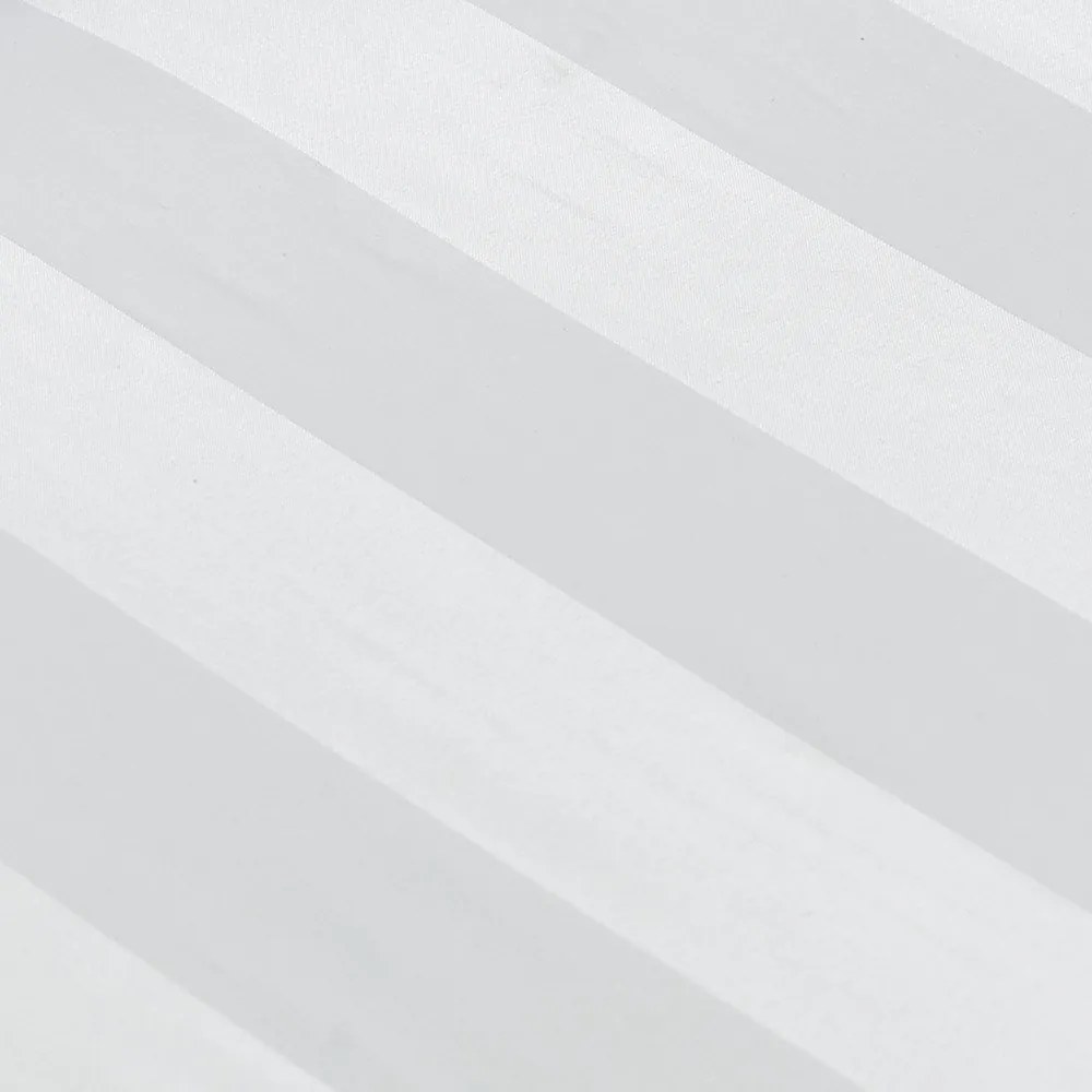 Lenzuolo con angoli bianco in raso di seta 150x200 cm So Soft Satin Stripe – Catherine Lansfield