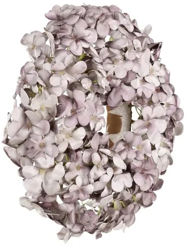 Eglo 428207 - Corona di fiori artificiali SOLVANG diametro 35 cm viola