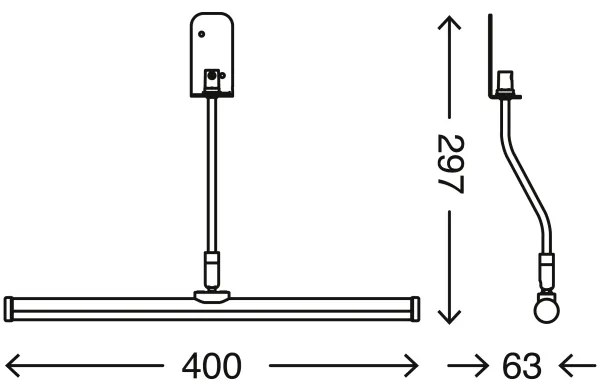 Briloner 2058-018 - LED illuminazione bagno SPLASH LED/5,5W/230V IP23