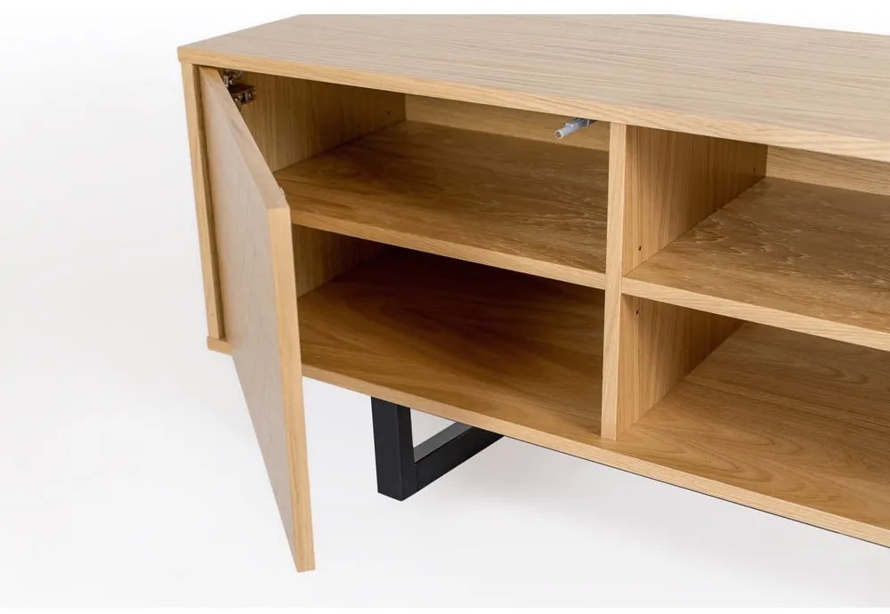 Tavolo TV in rovere Camden Herringbone - Woodman