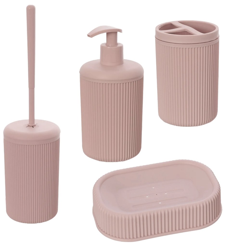 Set 4 Accessori D'Appoggio Feridras "Colorado" Rosa