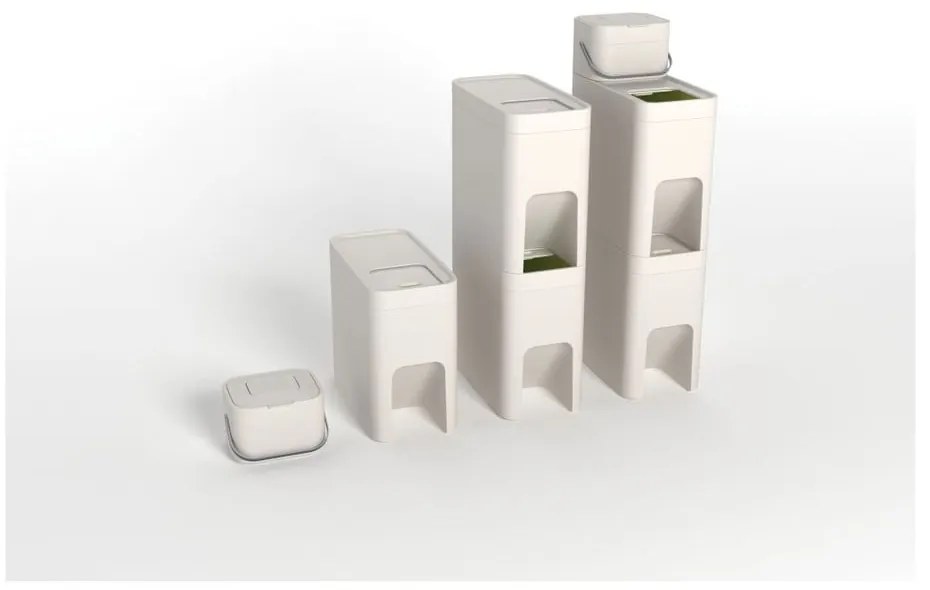 Contenitore per rifiuti compostabili bianco da 4 L Intelligent Waste - Joseph Joseph