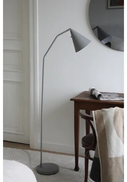 Markslöjd 108891 - Lampada da terra dimmerabile FUNIL LED/4,9W/230V grigia