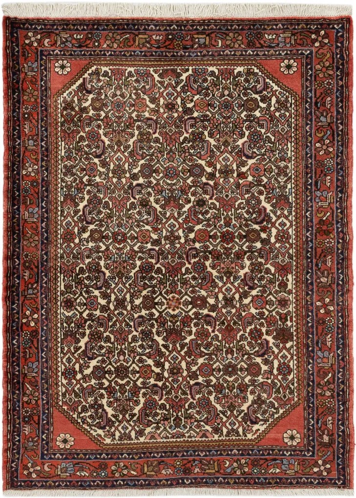 Hamedan Tappeto 110 x 150 (Iran) Annodato A Mano