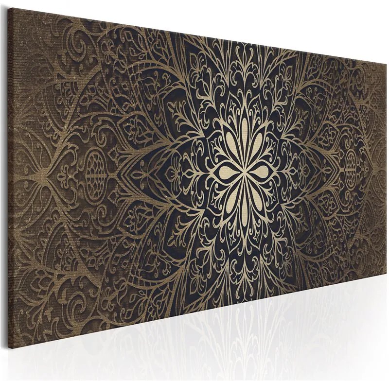 Quadro The Intricate Beauty  Colore Marrone, Dimensioni e Misure 120x40