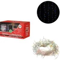 Tenda luci di Natale 100 LED colorate