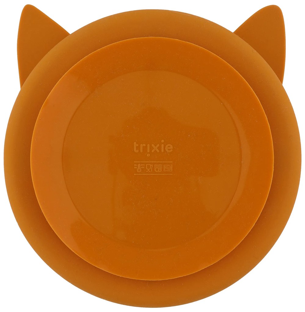 Piatto in silicone con ventosa Mr. Fox