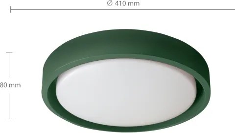 Brilagi - Plafoniera LED dimmerabile MATTEO LED/48W/230V 3000-6500K Ø 41 cm verde + telecomando