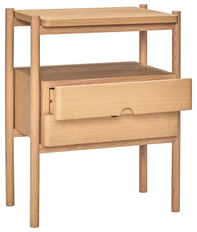 Comodino in rovere naturale Appeal - Hübsch