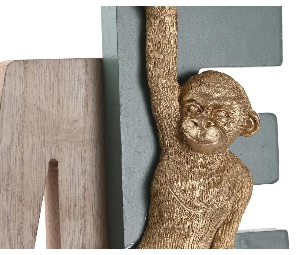 Decorazione da Parete DKD Home Decor MDF Scimmia Tropicale (42 x 5 x 22 cm)